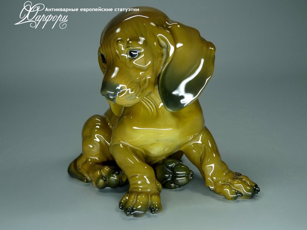 Купить фарфоровые статуэтки Rosenthal, Щенок таксы, Германия